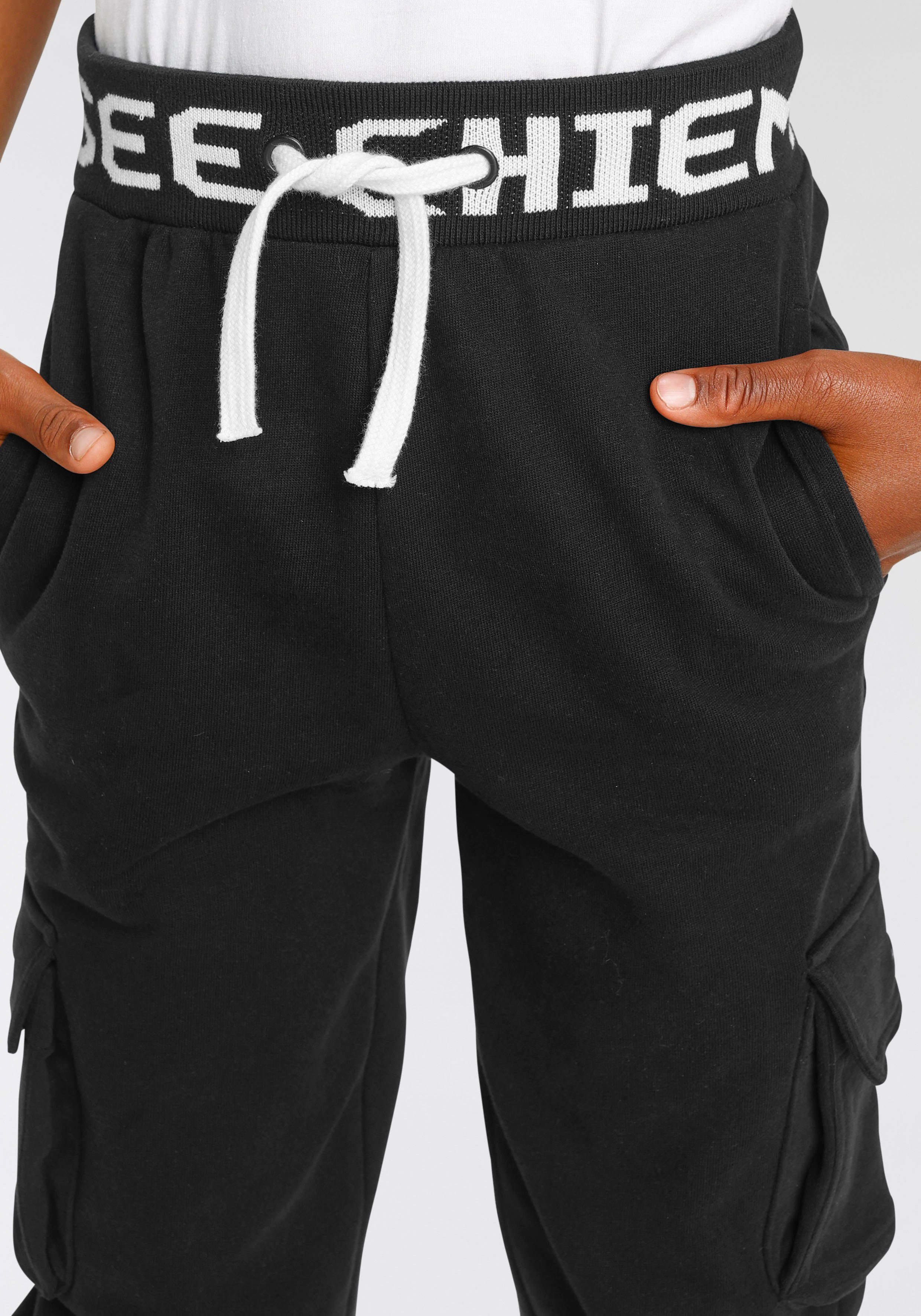 Chiemsee Sweathose Jogginghose mit großem Logo im Bund