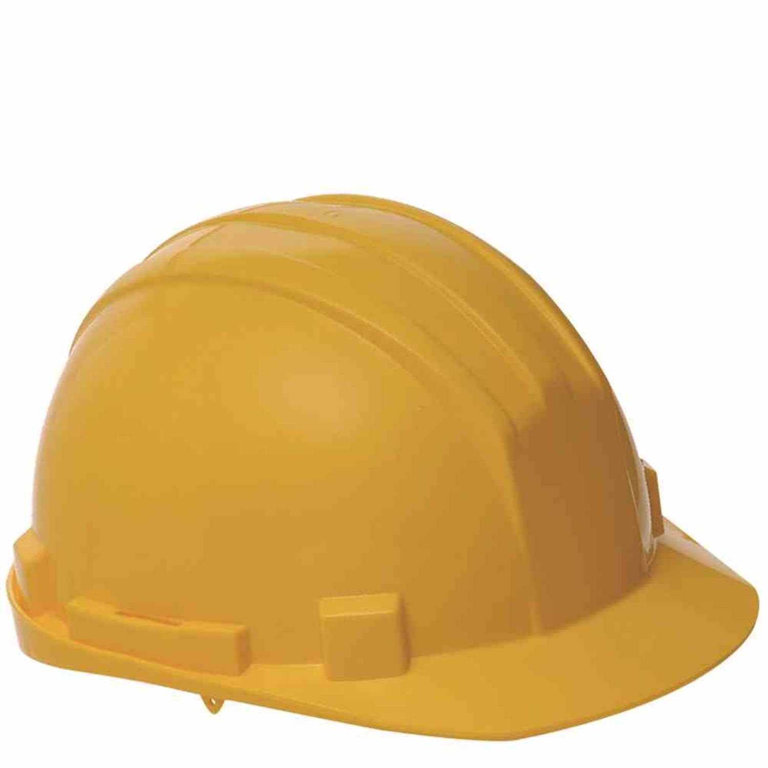 IRONSIDE Sicherheitshelm Schutzhelm verstell. gelb mit Drehknopf