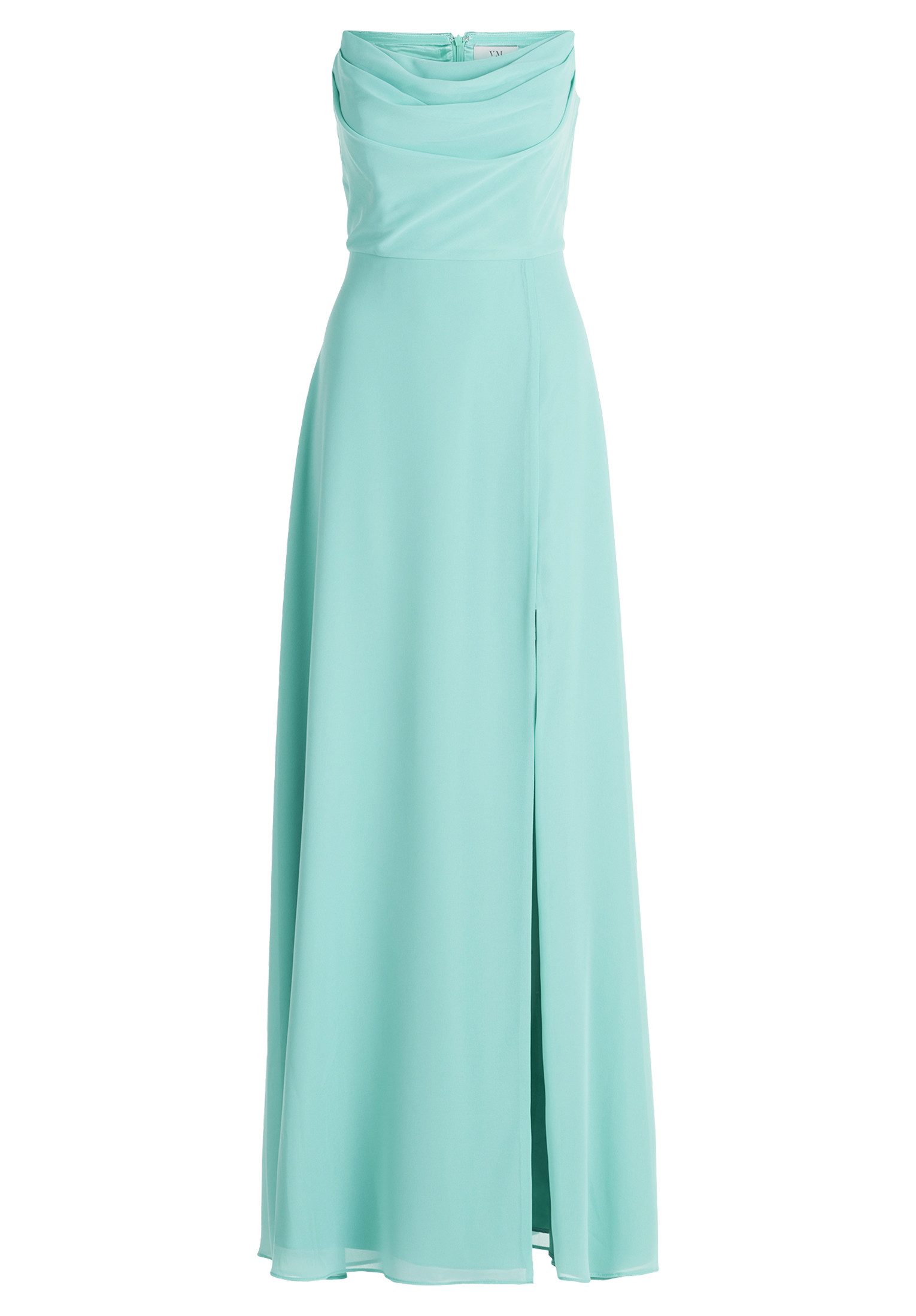 Vera Mont Abendkleid Damen Abendkleid mit Wasserfallausschnitt Schlitz günstig online kaufen