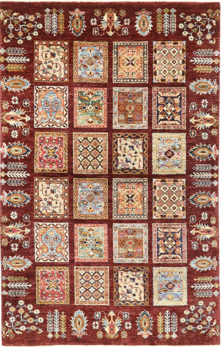 Orientteppich Arijana Bakhtiari 125x194 Handgeknüpfter Orientteppich, Nain Trading, rechteckig, Höhe: 5 mm | Kurzflor-Teppiche