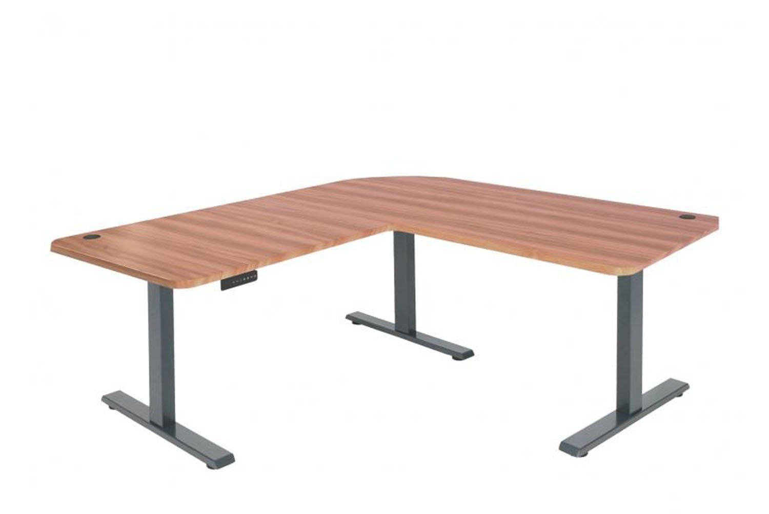 Mendler Eckschreibtisch D40, Computertisch elektrisch höhenverstellbar günstig online kaufen