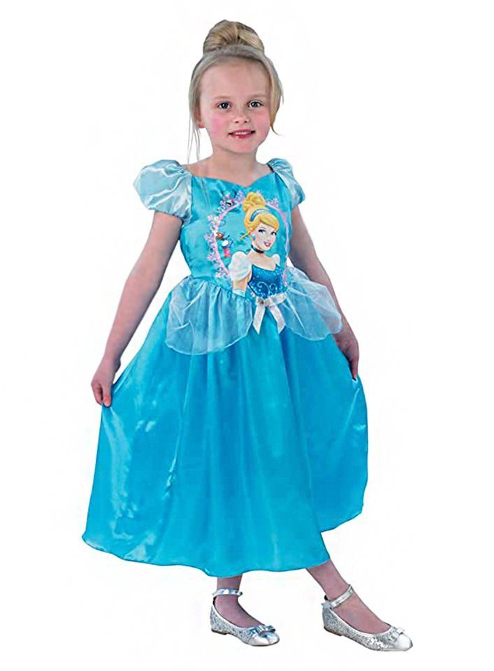Rubie´s Kostüm Disney Prinzessin Cinderella Storytime Kostümkleid, Klassische Märchenprinzessin aus dem Disney Universum