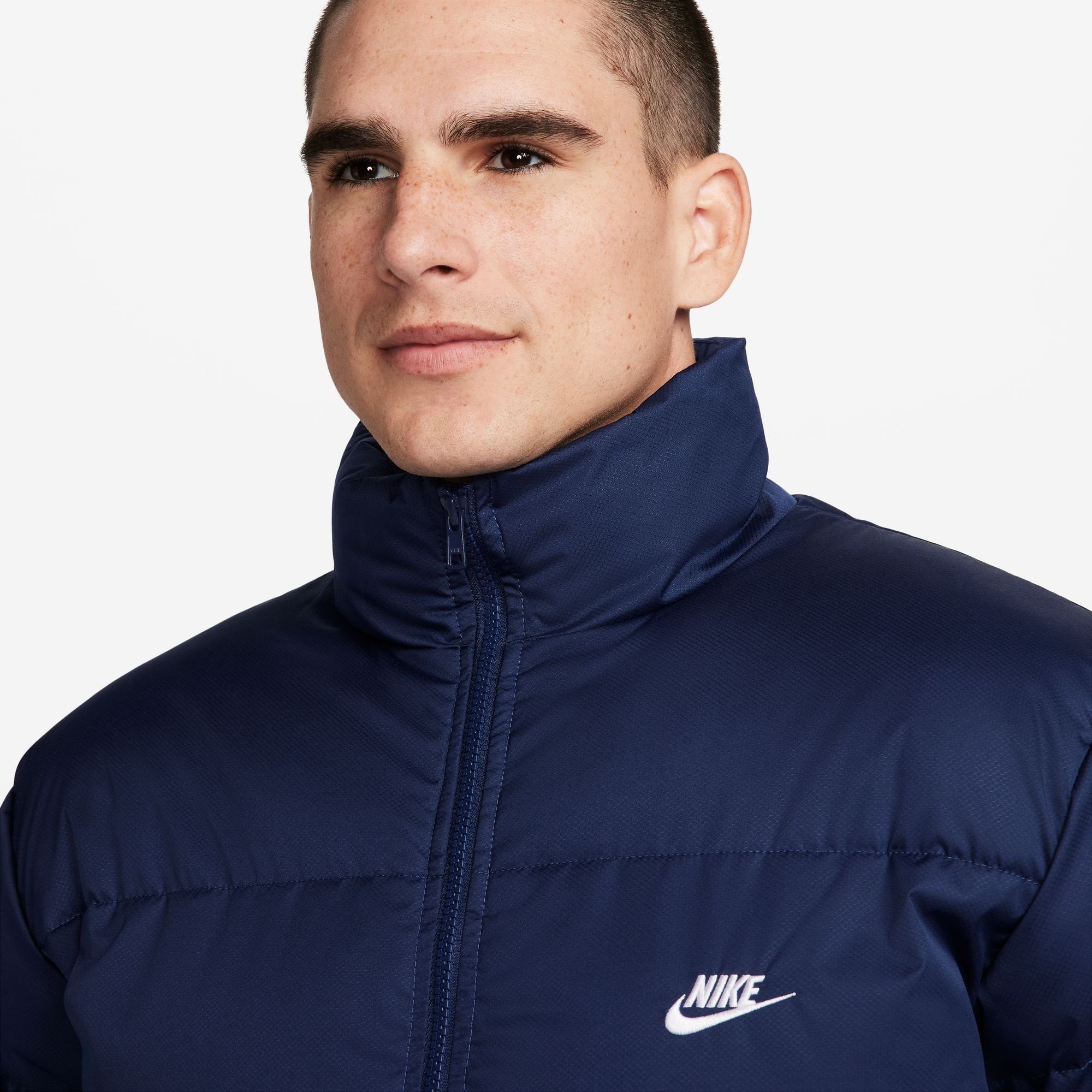 MIDNIGHT TF PUFFER Steppjacke Nike NAVY/WHITE Sportswear NK M CLUB JKT