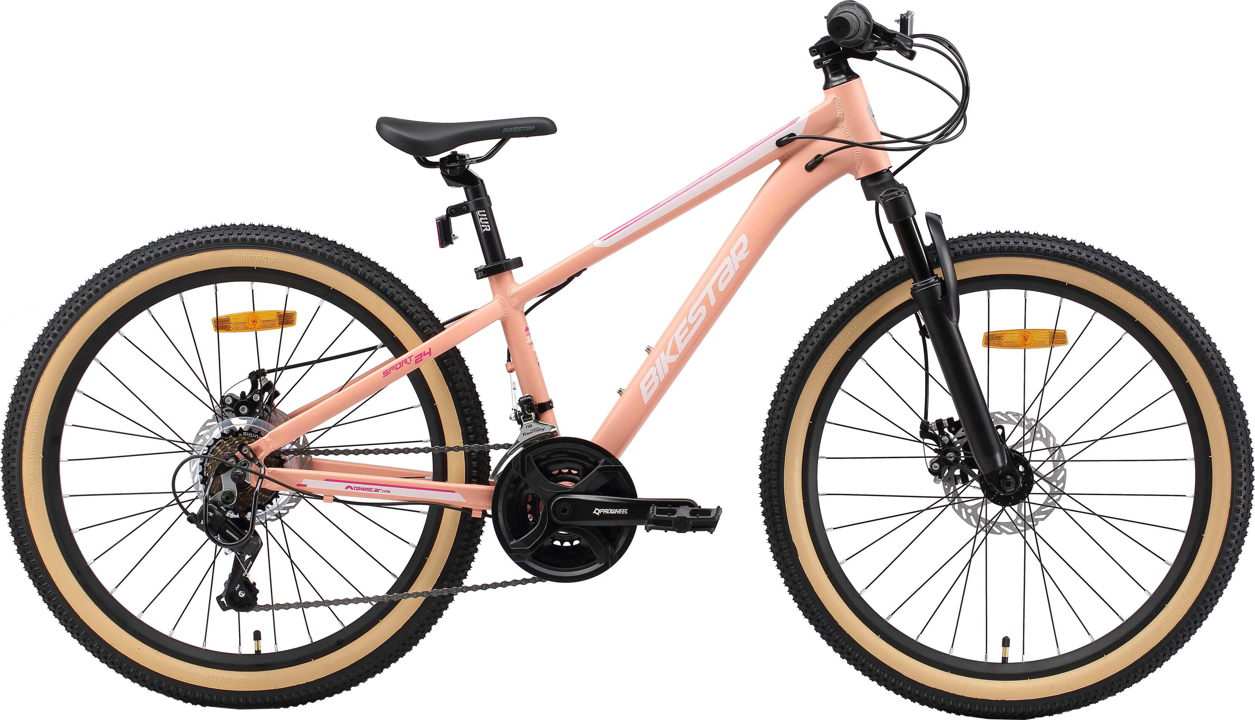 Bikestar Jugendfahrrad, 21 Gang Shimano RD-TY21 Schaltwerk, Kettenschaltung