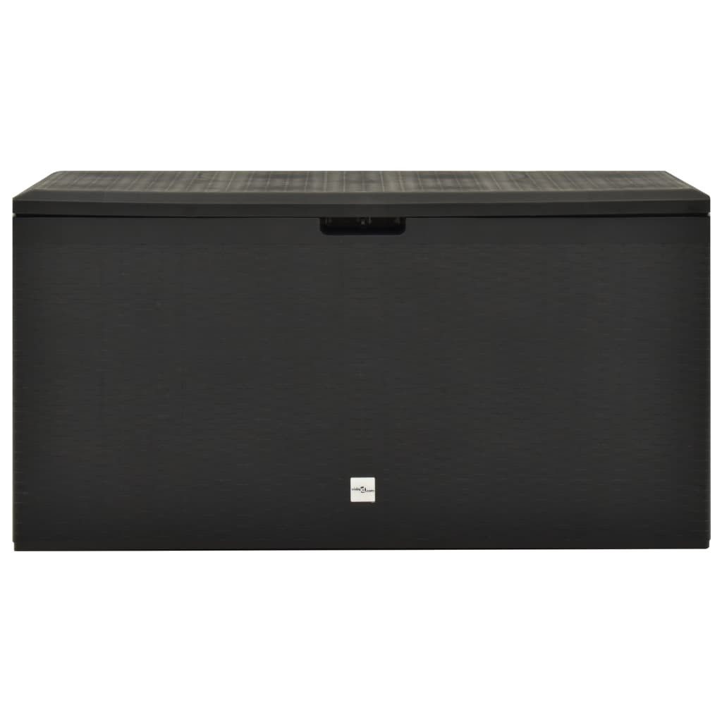 vidaXL Gartenbox Gartenbox Anthrazit 114x47x60 cm
