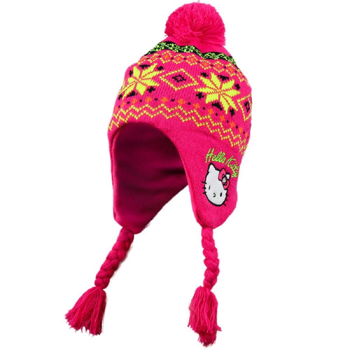 Hello Kitty Bommelmütze Mütze Wintermütze mit günstig online kaufen
