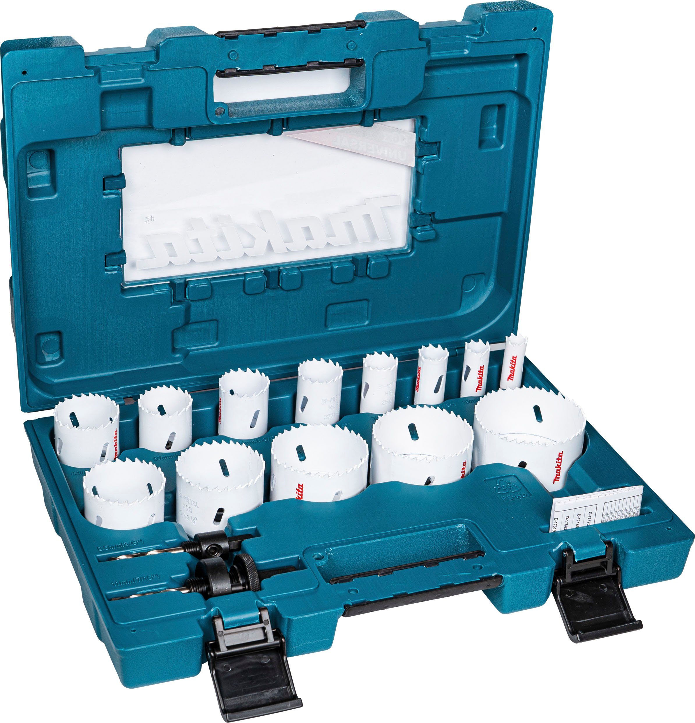 Makita Lochsäge D-63993 HSS BiM Universal-Set, Ø 16-76 mm