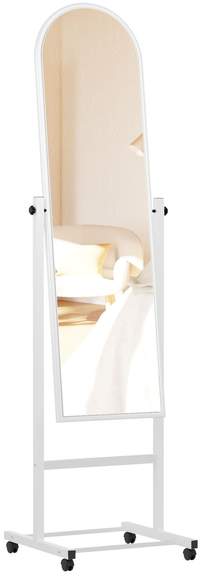 CLP Standspiegel Evoir, neigbarer Ganzkörperspiegel, mit Rollen günstig online kaufen
