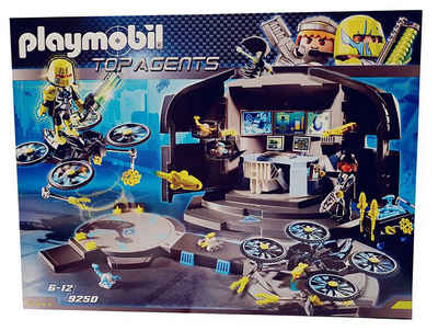 Playmobil® Spielwelt Playmobil Top Agent - Doktor Drones Kommandozentra, (Packung, 24-tlg., 2 Figuren mit vielen Zubehör), mit 2 Figuren und Zubehör
