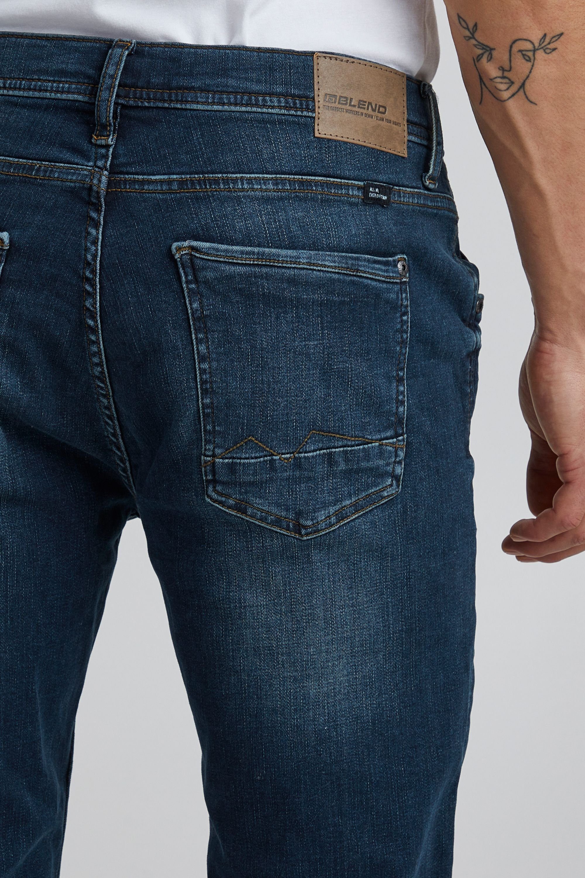 Blend 5-Pocket-Hose BHTwister Jeanshose mit normalem Bund und schmalem Bein - Twister Fit