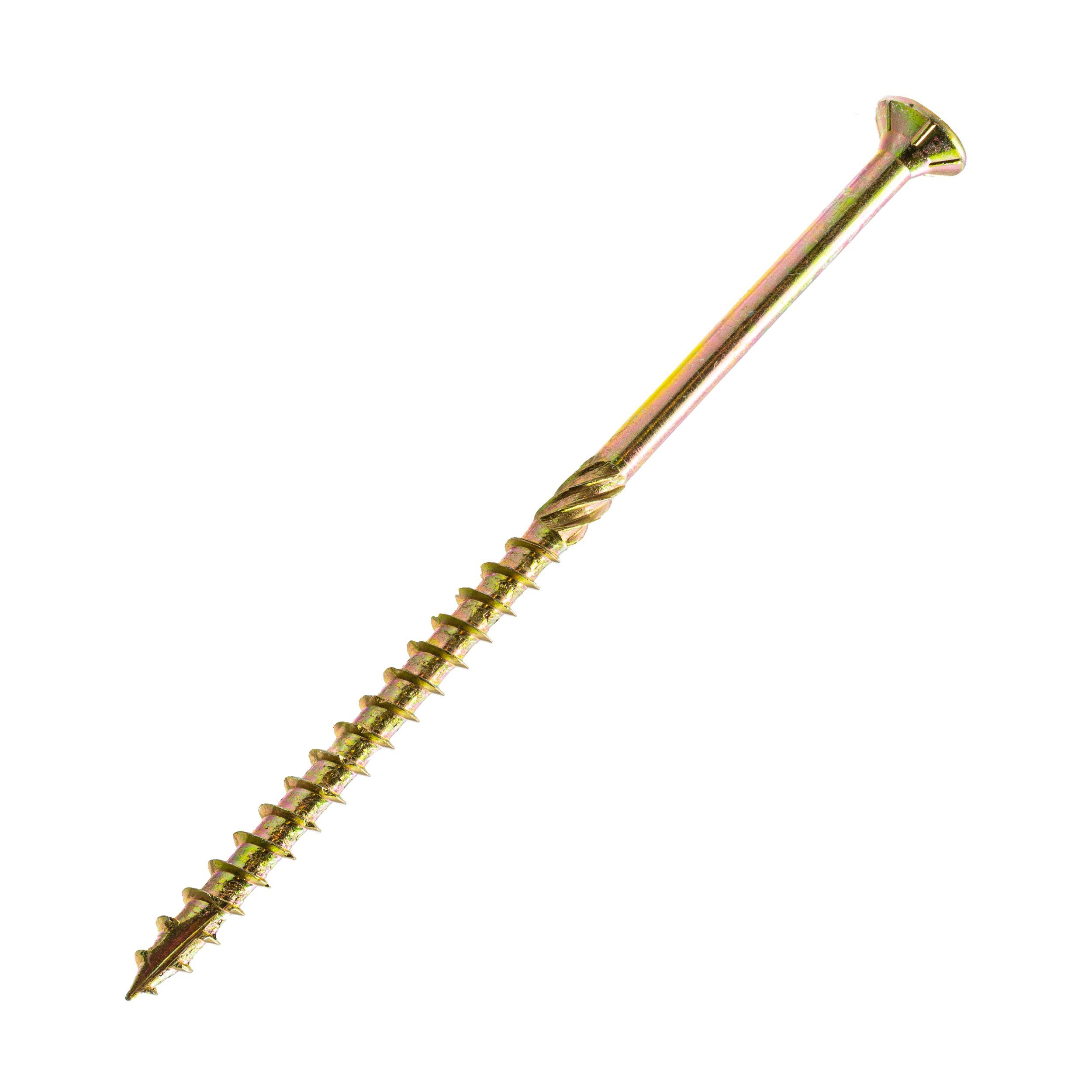Domax Schraube Holzbauschrauben mit Senkkopf TORX - Zink Galvanisiert, (100 St) – Bild 3 von 4