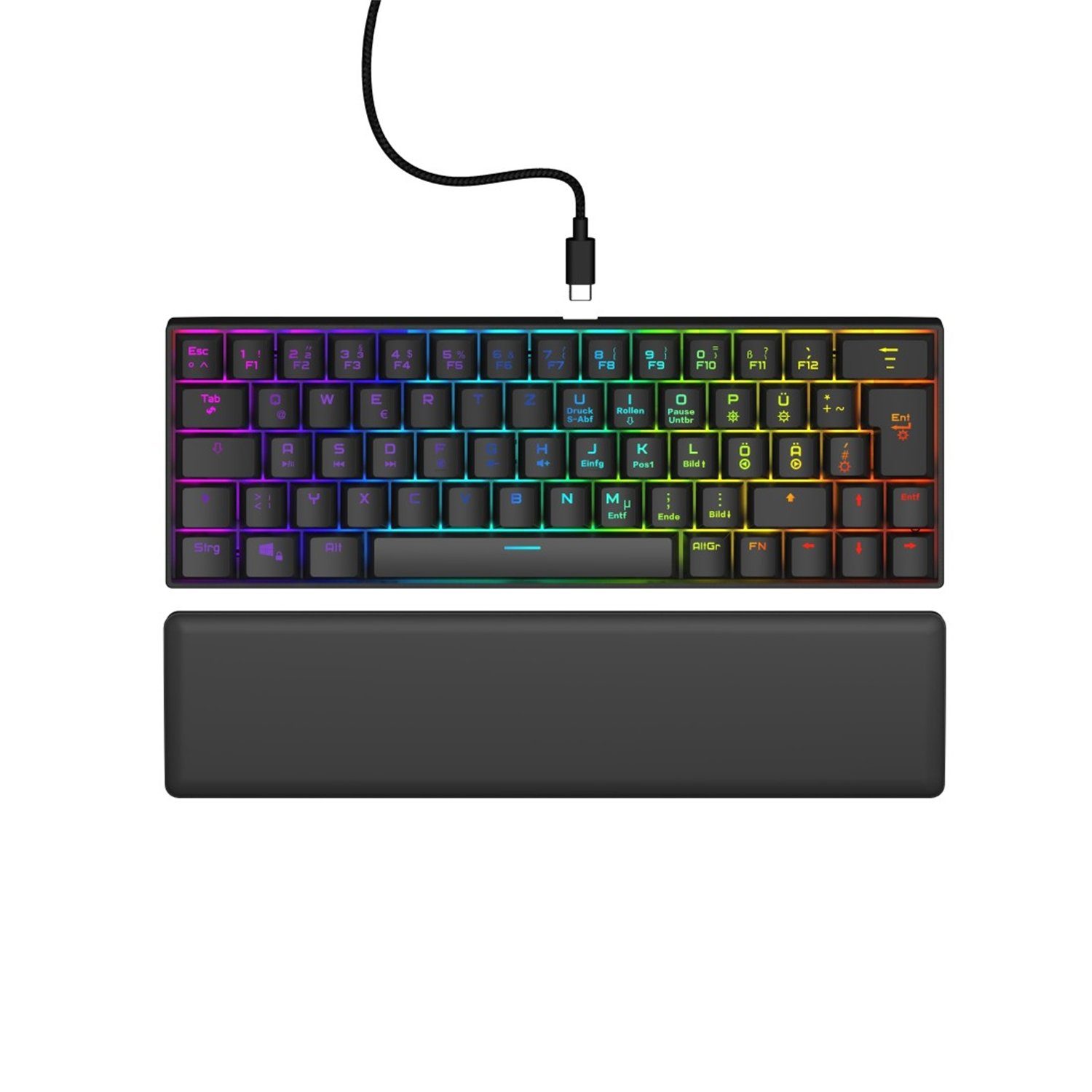 uRage Exodus 760 Mechanical Mini, Schwarz Gaming-Tastatur