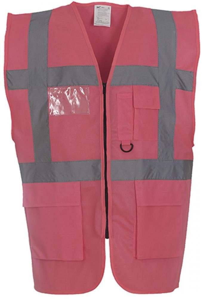 YOKO Warnweste Herren Multi-Functional Executive Waistcoat
