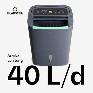 Klarstein Luftentfeuchter DryFy Connect 40 Luftentfeuchter, elektrisch WiFi Kompression 40l/d 35-45m²