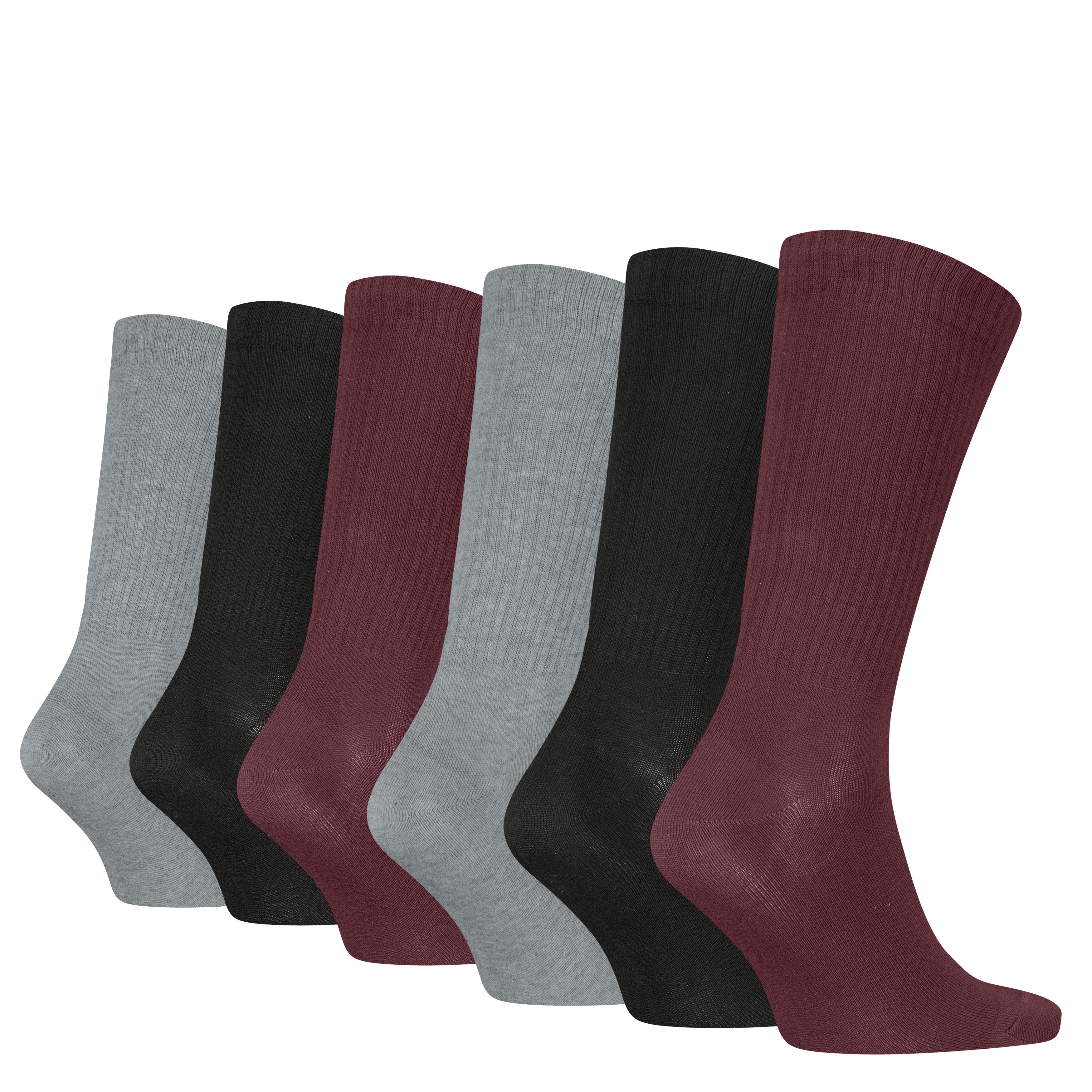PUMA Socken UNISEX RIB LOGO CREW SOCK (6 Paar) mit Logo- und Logoschriftzug