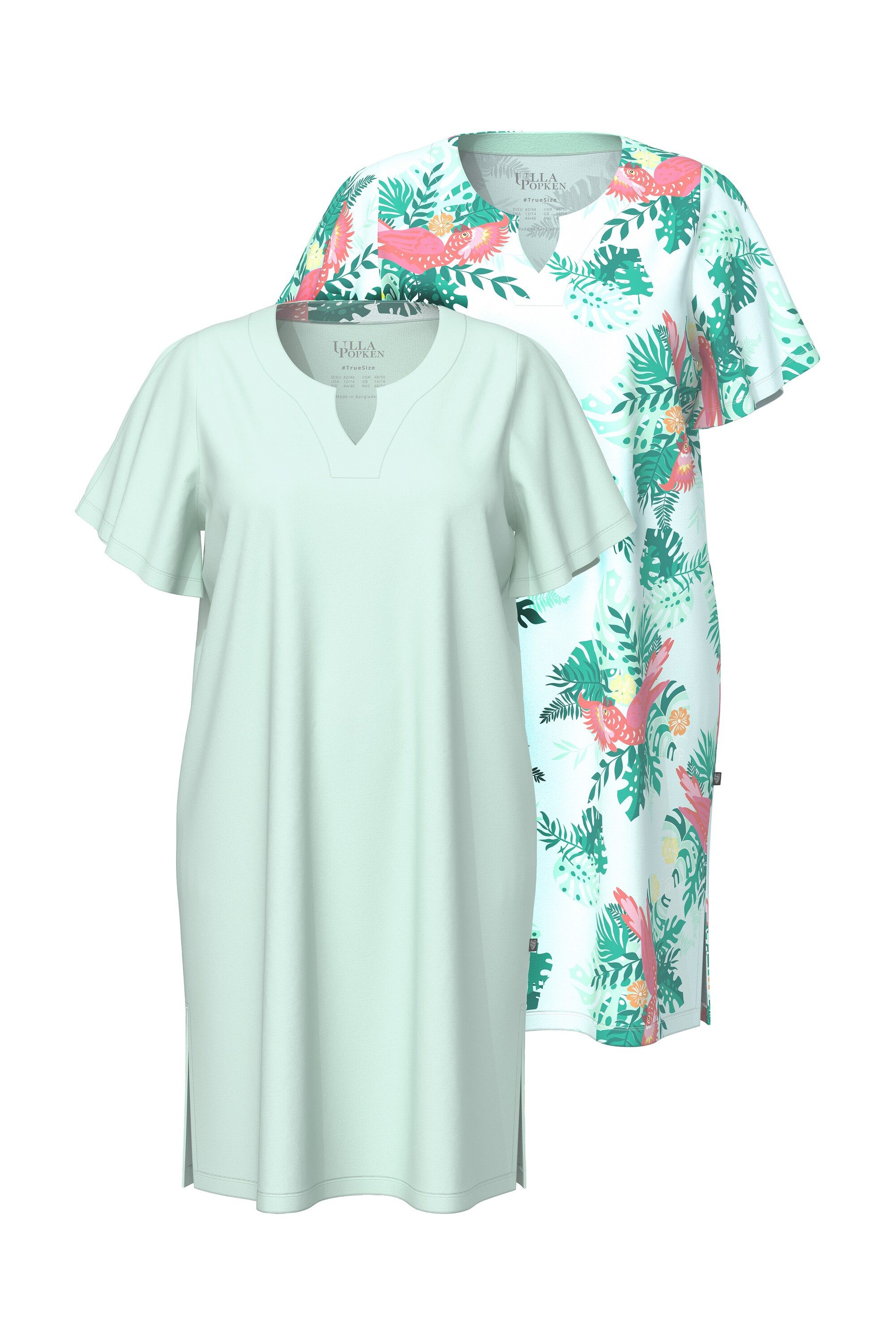 Ulla Popken Bigshirt Bigshirts 2er-Pack