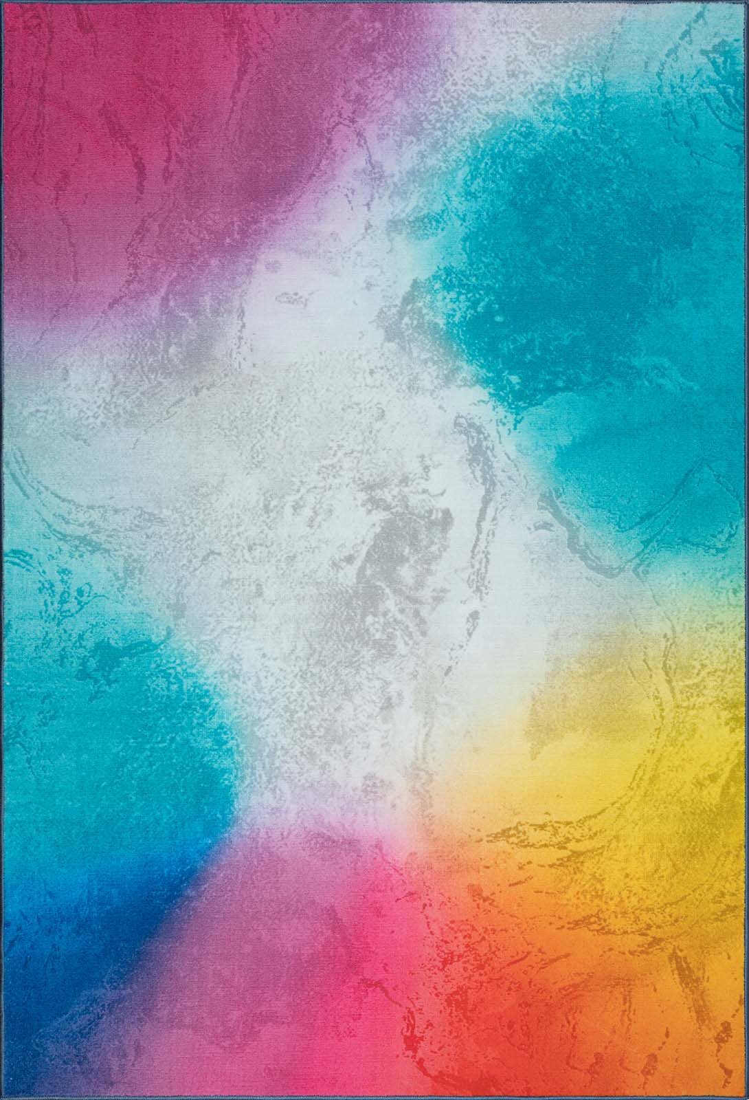 TaraCarpet Teppich Kurzflorteppich TaraCarpet Rainbow moderner günstig online kaufen