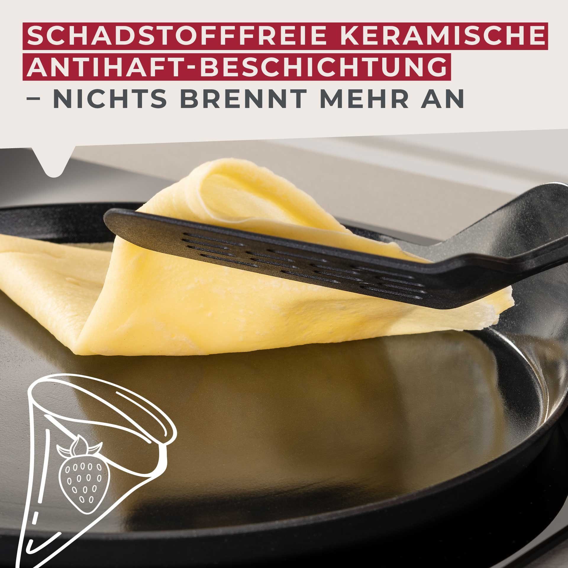 FACKELMANN Crêpepfanne 25cm Statement – Keramik-Antihaft, Aluminium, Induktion – Bild 3 von 5