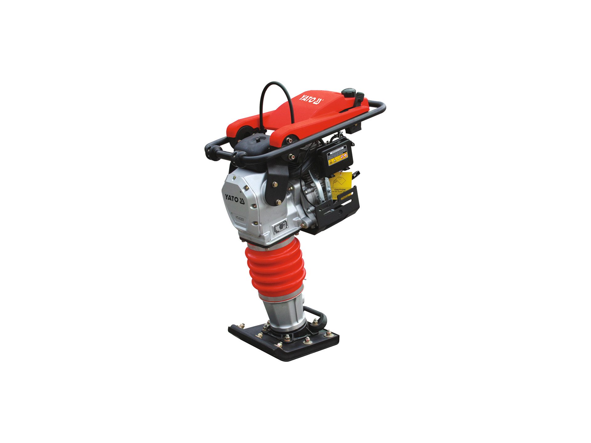 Yato Vibrationsstampfer Vibrationsstampfer für Bodenverdichtung 80 kg, 4,0 PS, 13,7 kN, Vibrationsstampfer für Bodenverdichtung 80 kg, 4,0 PS, 13,7 kN, Stabil