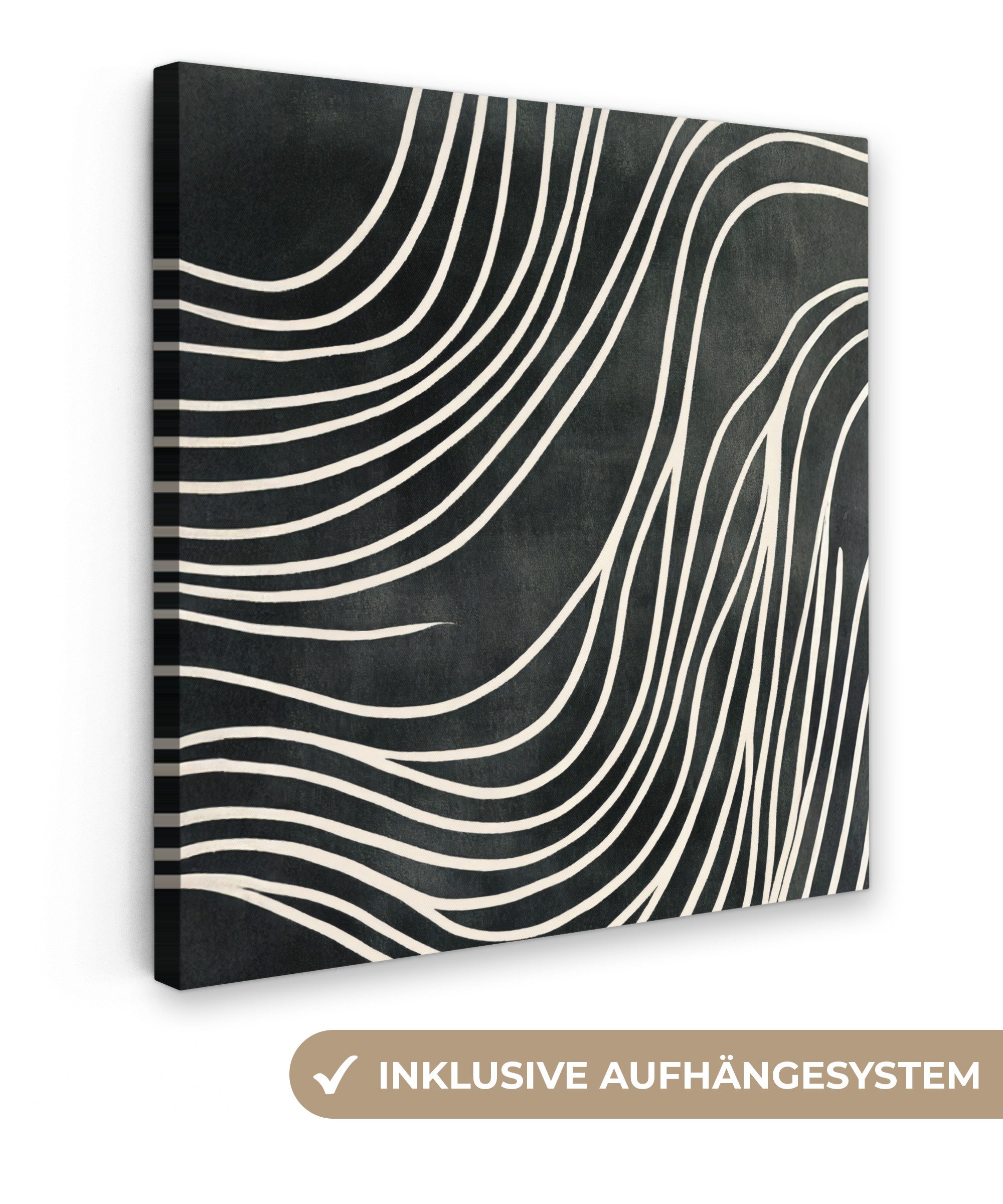 OneMillionCanvasses® Leinwandbild Linien - Muster - günstig online kaufen