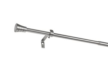 Gardinenstange Teleskopgarnitur Habito-Rillmino, ondeco, Ø 19 mm, 1-läufig, ausziehbar, Bohren, verschraubt, Metall