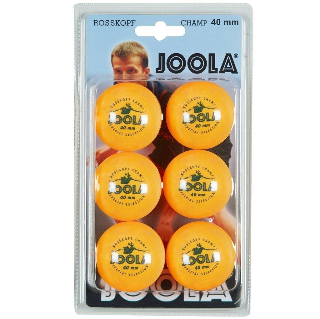 Joola Tischtennisball Bälle 40+ Balls Tischtennisball Rossi Ball Champ Tischtennis Orange,