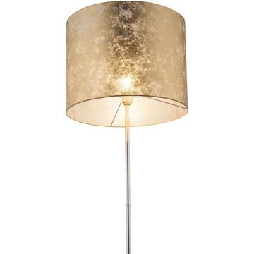 Globo Stehlampe Stehlampe Wohnzimmer Stehleuchte Schlafzimmer Textil gold modern