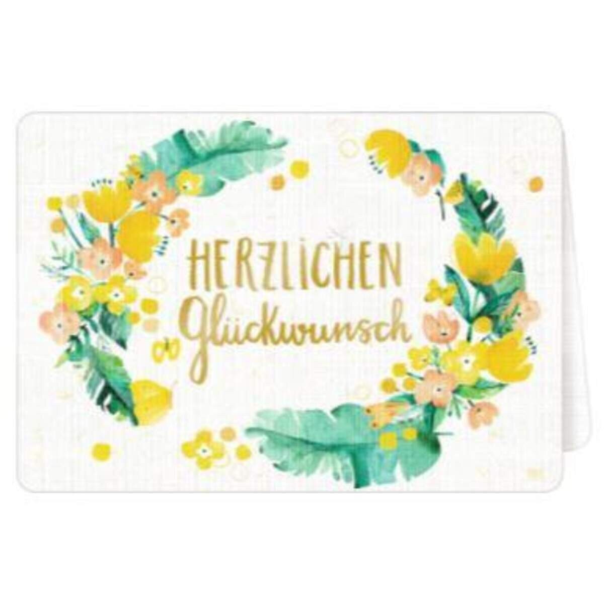 Coppenrath Поздравительные открытки Coppenrath Verlag Поздравительные открытки mit Kuvert - All about yellow, 1 Stück, 6