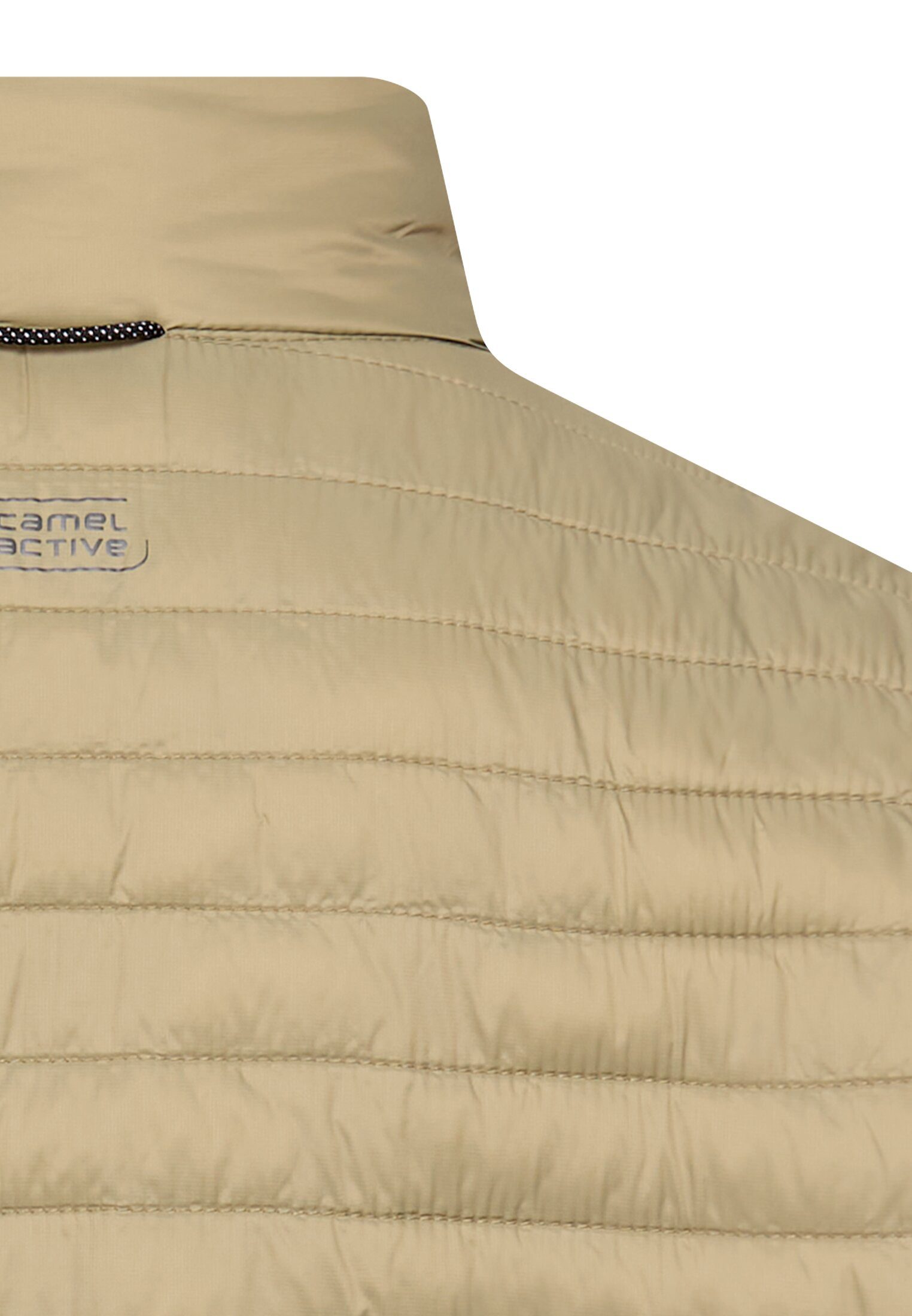 camel active Steppjacke mit Stehkragen und Reißverschlusstaschen