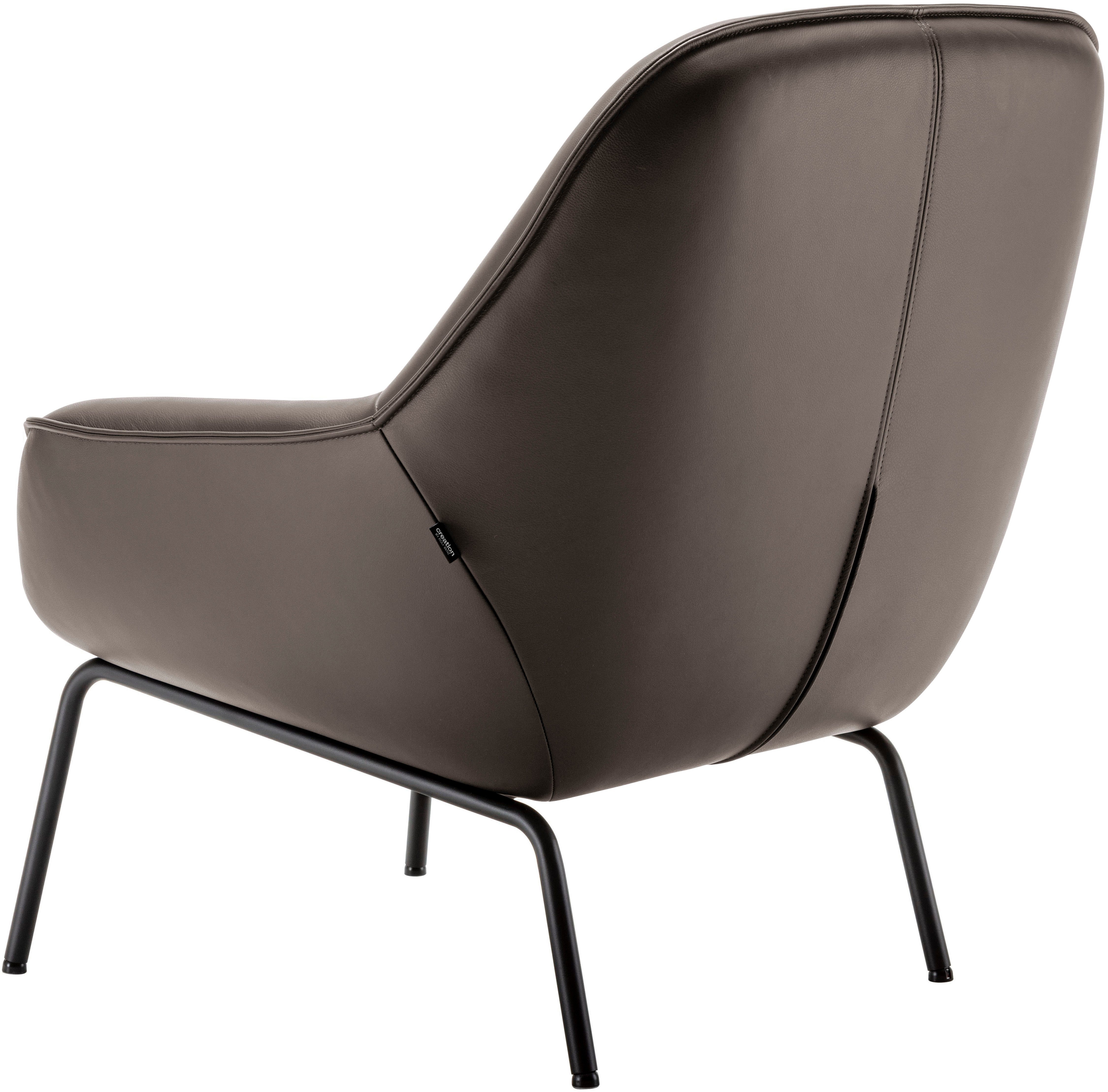 Creation BY ROLF BENZ Sessel Designsessel CR.482 in hochwertiger Detailverarbeitung, Breite 76cm, und tollem Sitzkomfort