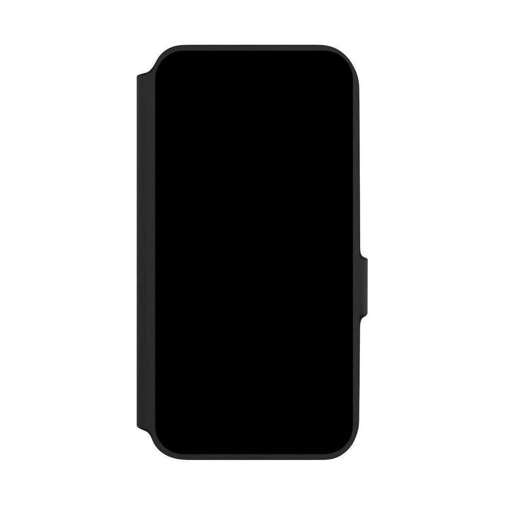 NIVOCASE Handyhülle einfarbig schwarz Farbe Schwarz, Samsung Galaxy A54 5G Klapphülle Handyhülle aus Kunst Leder
