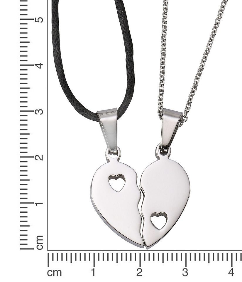 Firetti Schmuckset Multipack Schmuck Geschenk Halsketten LIEBE (4-tlg)