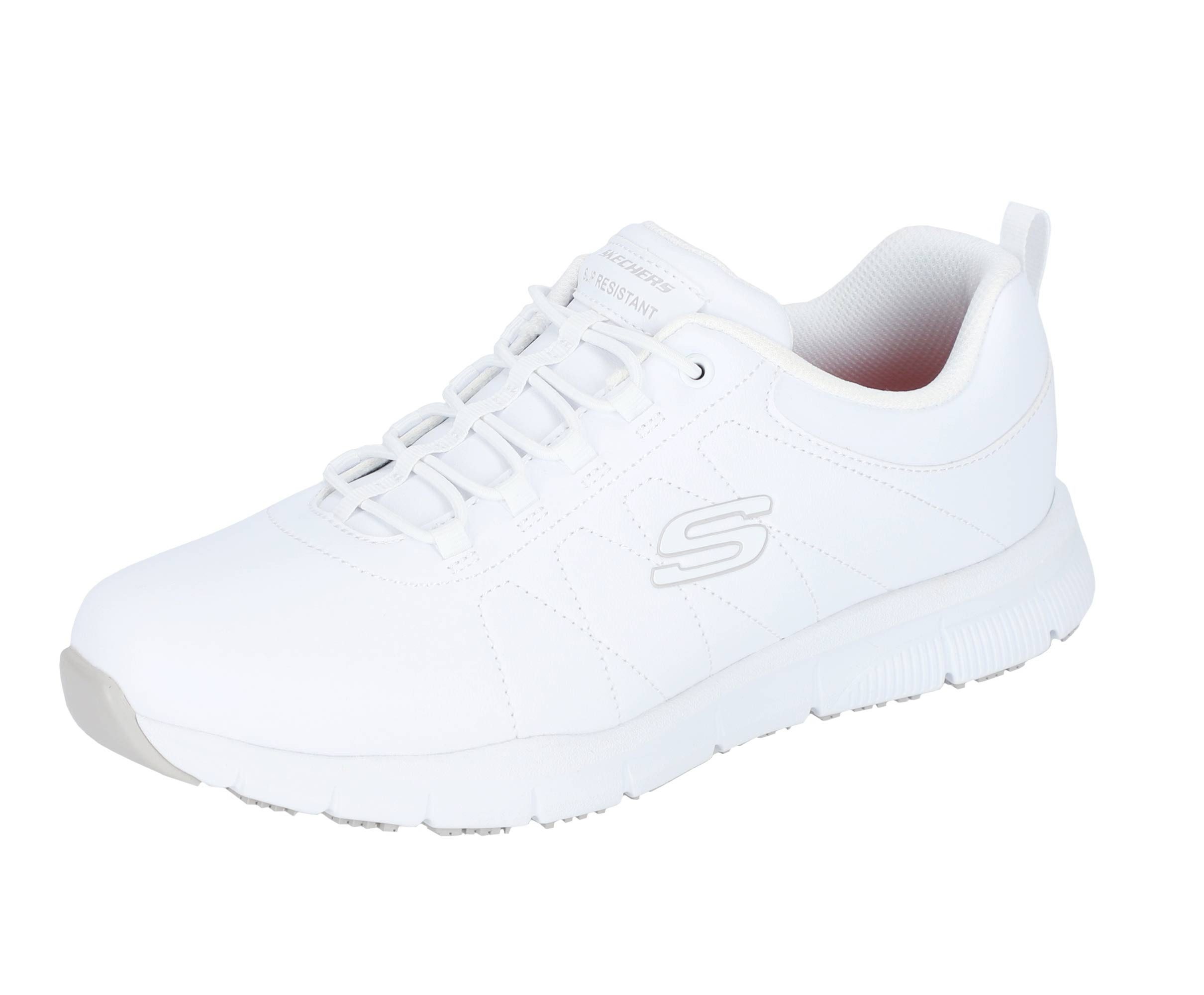 Skechers NAMPA-BEJA O1 SR Medizin Berufsschuh - Rutschhemmender Damen Arbeitsschuh EN ISO 20347:2022+A1:2024. Ideal für Medizin, Pflege, Labor und Gastro