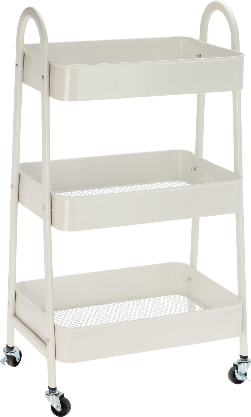 Koopman Küchenwagen Rollwagen Aufbewahrung Metall 79x44x32 cm Rollen Bausat günstig online kaufen