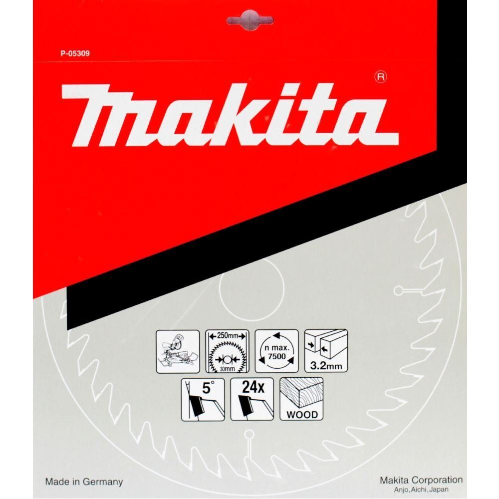 Makita Kreissägeblatt HM-Sägeblatt 24Z 250mm