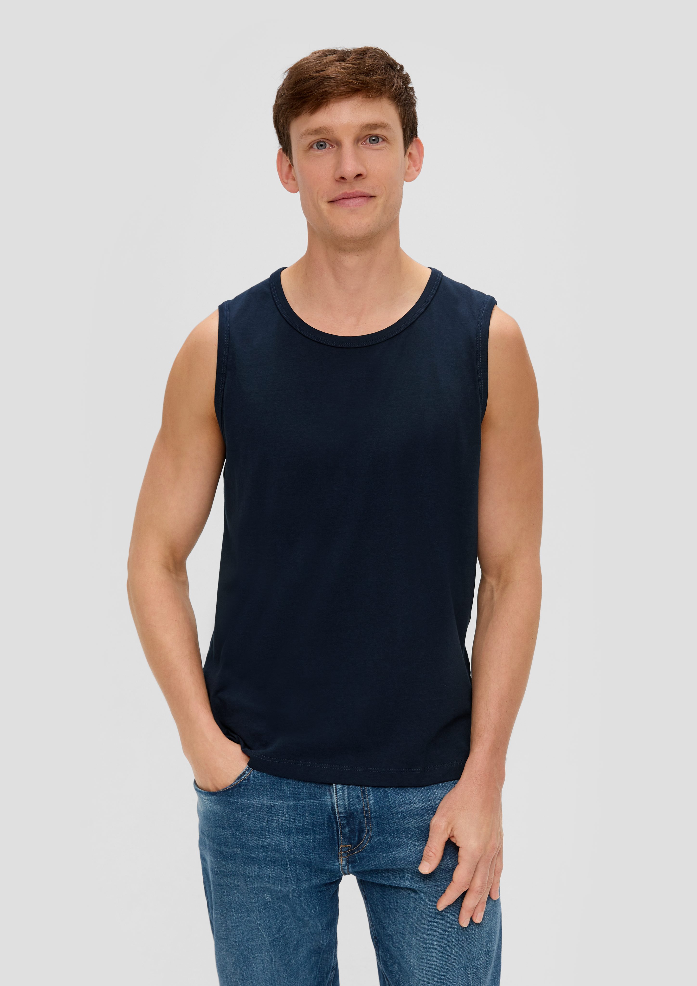 s.Oliver Kurzarmshirt Ärmelloses Shirt im 3er-Pack günstig online kaufen