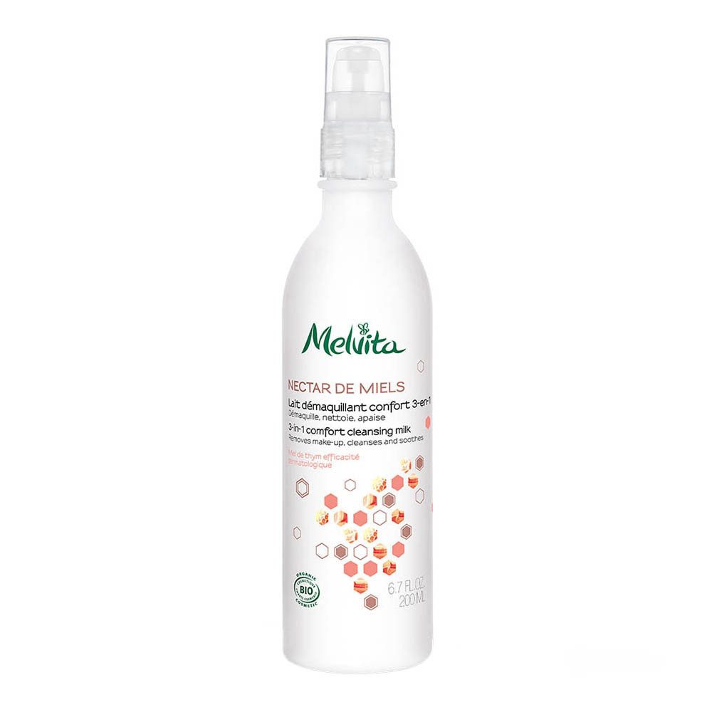Melvita Gesichts-Reinigungscreme Nectar de Miel - 3in1 Reinigungsmilch 200ml