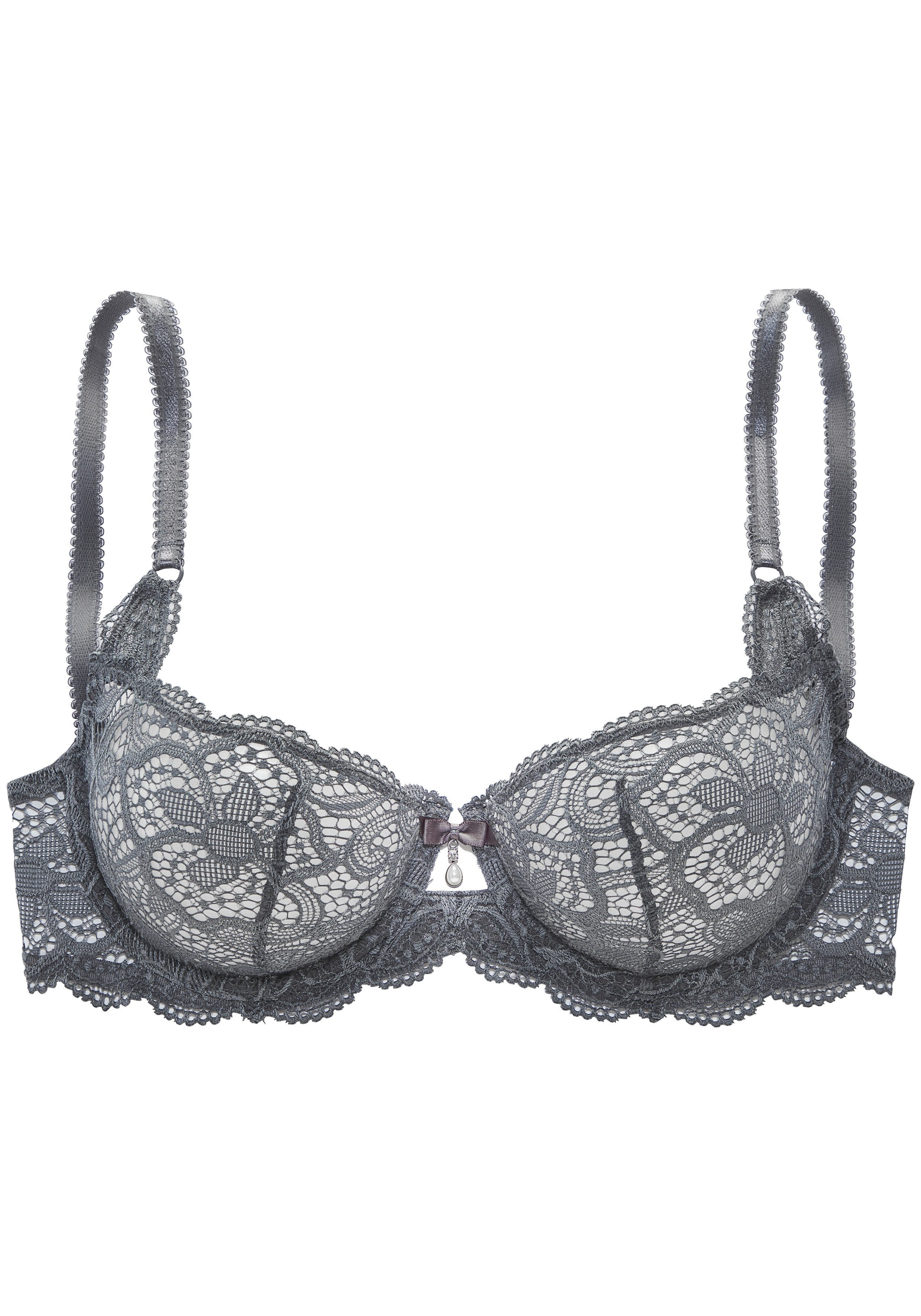 LASCANA Bügel-BH, BH mit Bügel, Spitzen-BH, als Dessous-Set kombinierbar, Nikoletta sexy Dessous, sexy Unterwäsche, Reizwäsche Damen