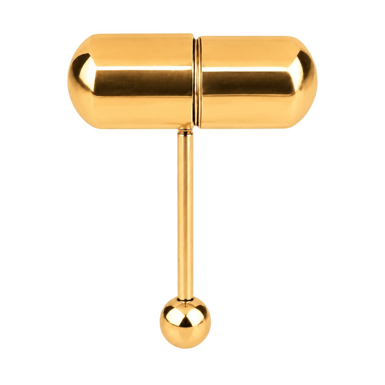 Taffstyle Intimpiercing Zungenpiercing Barbell Oral Intimpiercing mit Vibrationskapsel Unisex (Fun Piercing für Zunge und Intim mit 2 Batterien direkt einsatzbereit), Für den besondernen Spaß