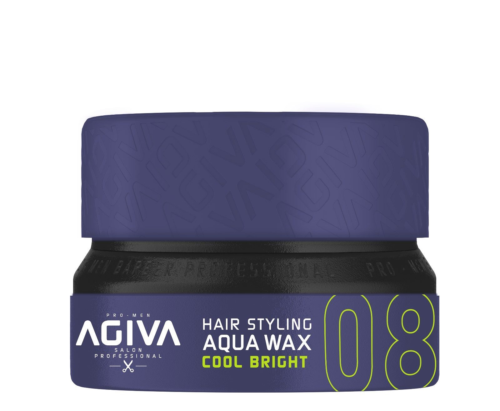 AGIVA Professional Haarwachs 3x Haarwachs Haar Wax 155ml 08 Cool Bright, 3-tlg.