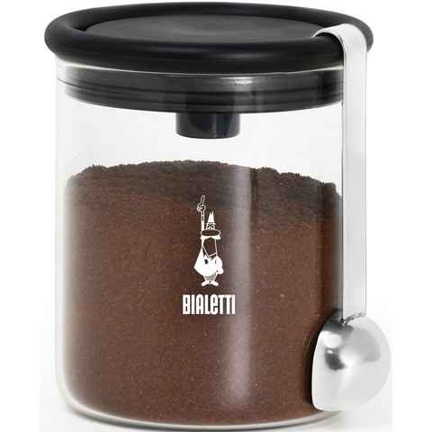 BIALETTI Kaffeedose, Glas, Kunststoff, (2-tlg), für Kaffee, Inhalt: 250 g