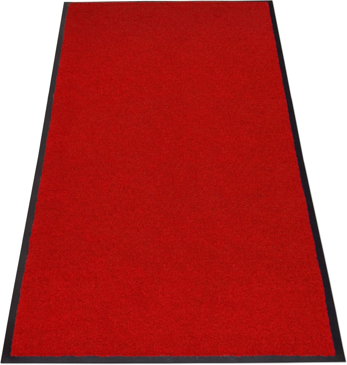 Zerbino VIP Lounge Rosso 40x60 Cm Con Fondo Antiscivolo In Gomma, Lavabile A 30°
