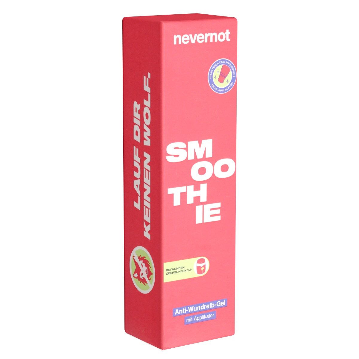 nevernot Intimpflege Smoothie Packung mit, 1-tlg., für sie & ihn, Pflegelotion gegen Wolf laufen - das Anti-Wundreib-Gel