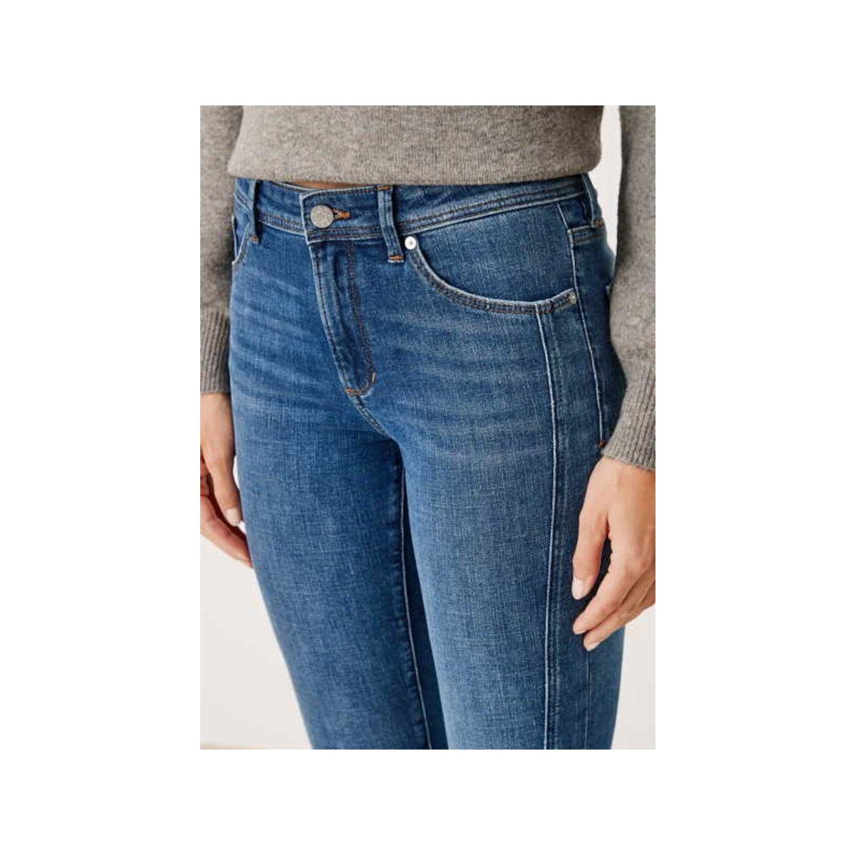 Slim-fit-Jeans s.Oliver (1-tlg) blau