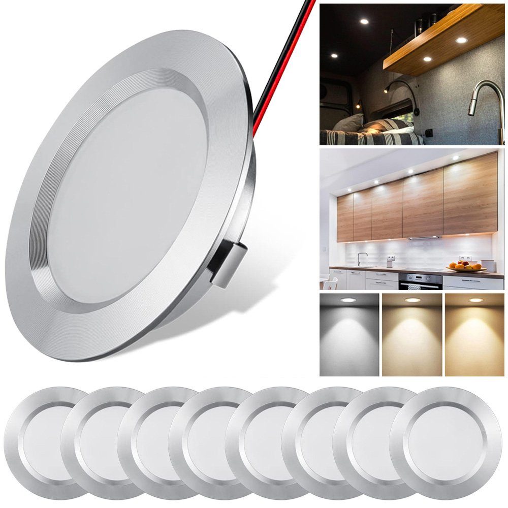Sunicol LED Einbauleuchte Deckenlampen, Wohnmobil Flach Spot Einbaustrahler günstig online kaufen