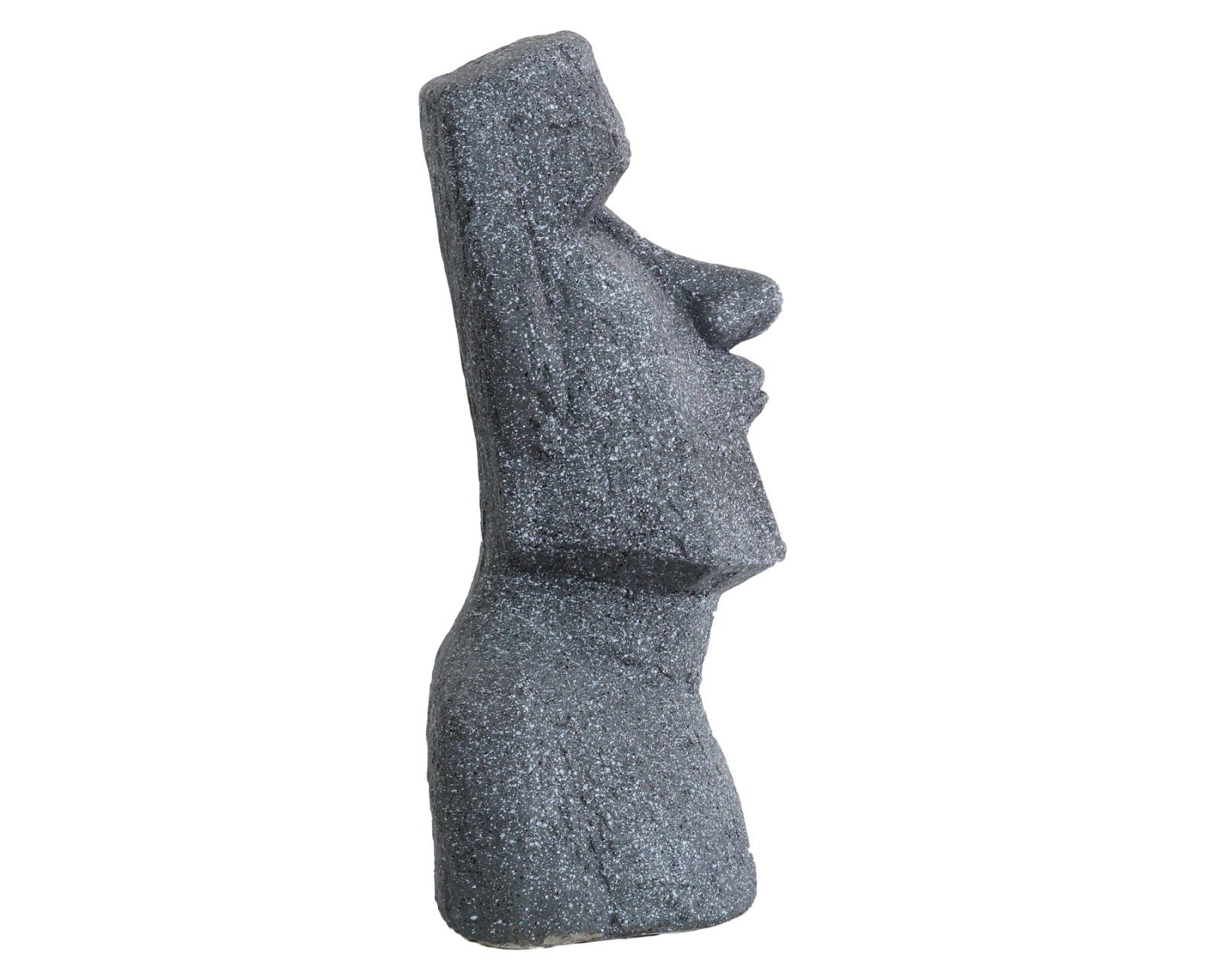 Büste Figur Buddhafigur HAGO Deko Osterinsel Kopf Statue Moai Gartenfigur Skulptur