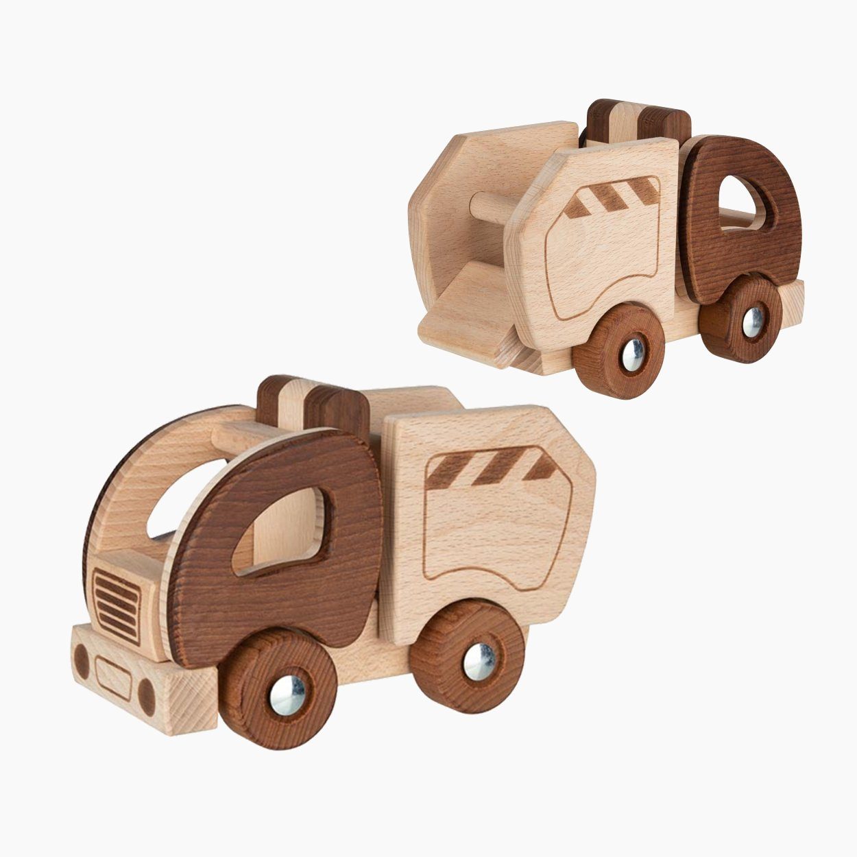 goki Spielzeug-Müllwagen Müllwagen, goki nature, (packung, 1-tlg., set), Sehr robust verarbeitet und hoher Spielwert. Made in Europe