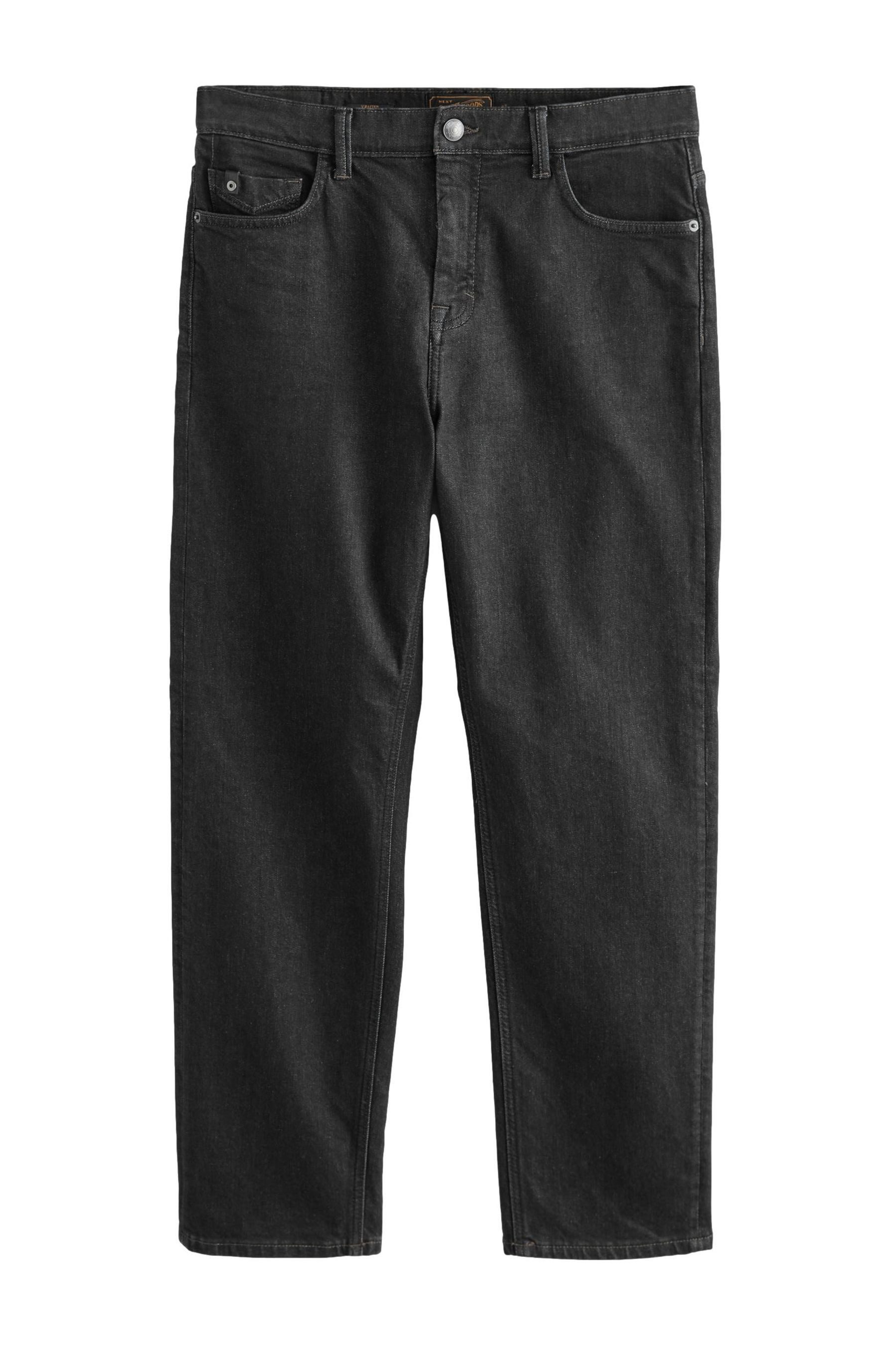 Straight-Jeans Signature Straight Fit Jeans, angeraute Rückseite