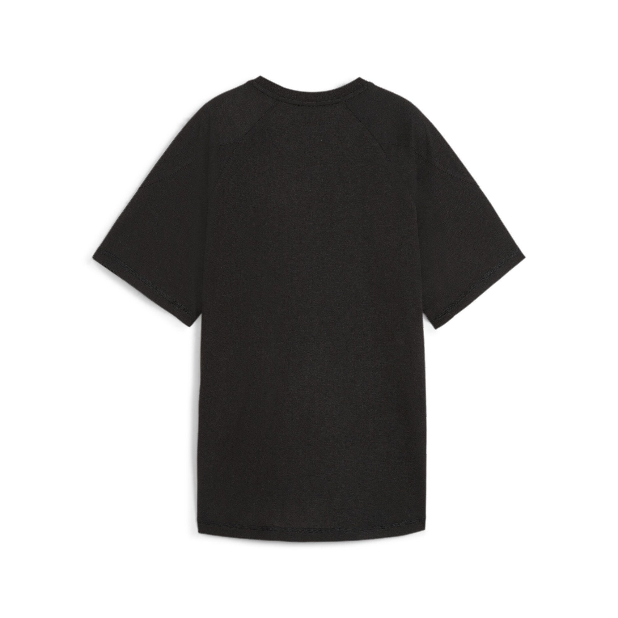 EVOSTRIPE PUMA Black Grafik-T-Shirt T-Shirt Damen