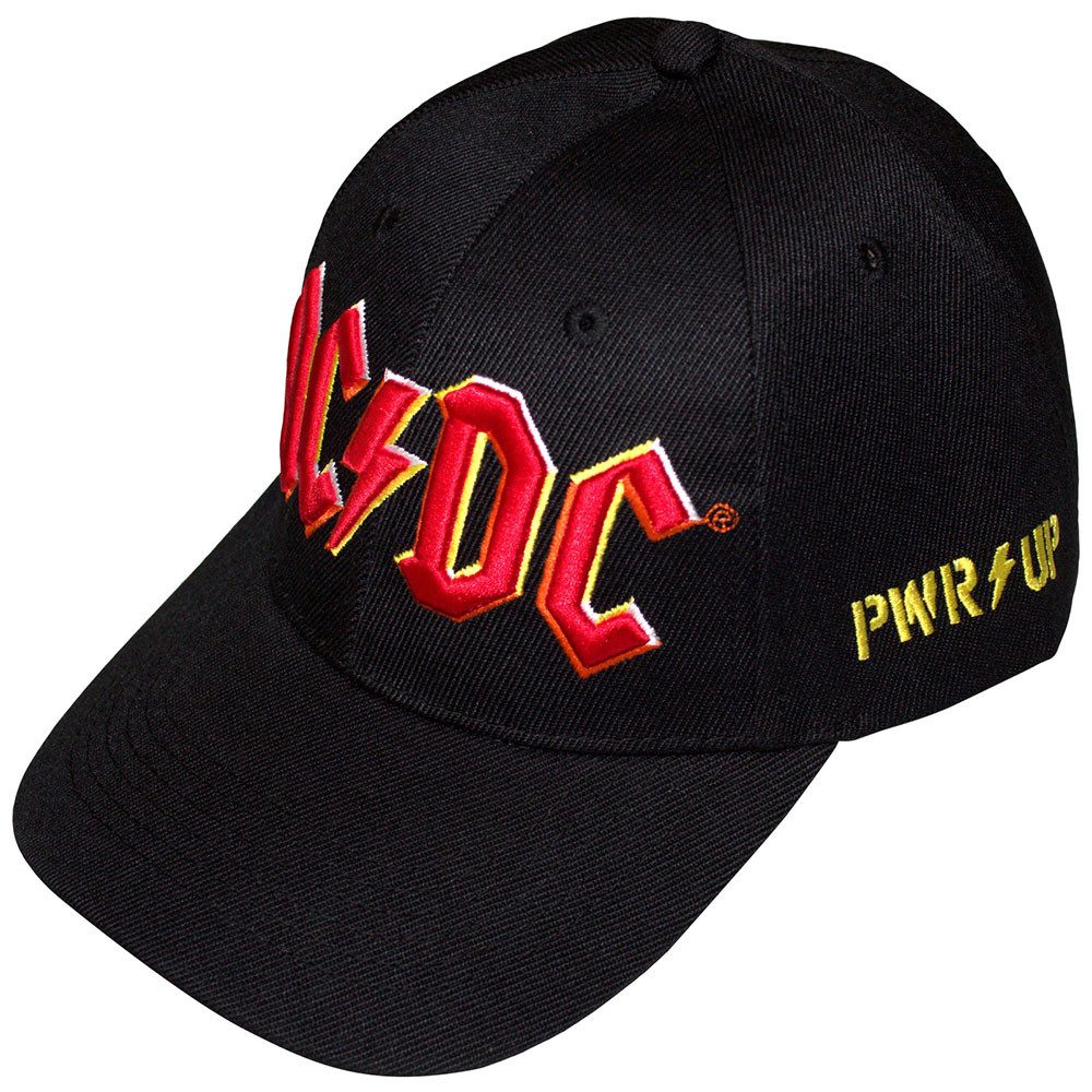 AC/DC Baseball Cap AC/DC PWR UP Band Logo Baseball Cap, Baseballcappy ...